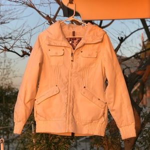 White Burton ski jacket M